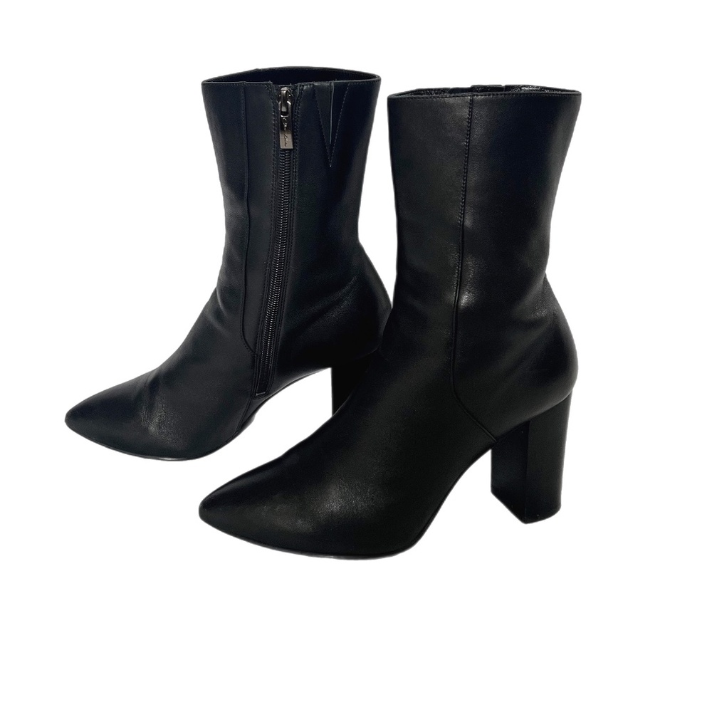 Women’s leather ankle boots (size 8 us / 38 eu)